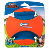 Chuckit! Kick Fetch Ball small side view, ideal for active fetch sessions that encourage exercise.