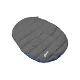 Chuckit! outdoor travel bed rolled and packed in its nylon sack for easy transport.