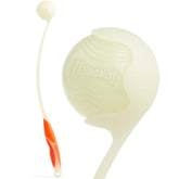 Chuckit! Pro glow-ball launcher side view shows extended reach for easier fetch.