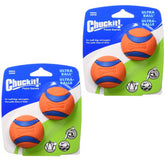 Chuckit Ultra Ball durable rubber for tough fetch sessions.