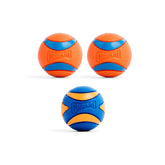 Chuckit! Ultra Ball medium 2.5 inch diameter ideal for medium dogs with high bounce.