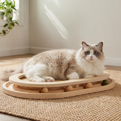 Chuiendi cat scratcher with natural sisal pad for durable scratching and furniture protection.