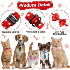 Chumia flower neck ties add cute accents for memorable photos.
