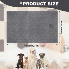 Chumia microfiber dog towel offers soft surface and absorbency