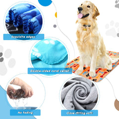 Chumia machine washable pet blanket in a clean easy care setting.