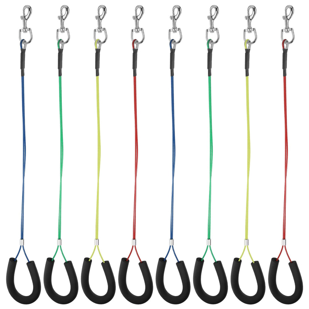 Chunful 8-pcs dog grooming loop set keeps pets secure during baths
