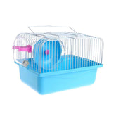 CHUQIANTONG hamster cage blue assembly shows portable, breathable design for small pets.