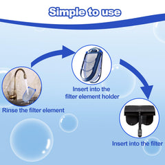 Chyodi carbon filter cartridge back view showing packaging and contents