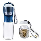 Cibaabo dog water bottle with attached food container for easy hydration and snacks