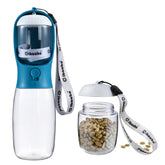 Cibaabo dog water bottle with food container for convenient on-the-go meals