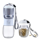 Cibaabo dog water bottle with food container ready for outdoor walks
