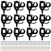 Cididu bridle rack wall mount with 12 hooks for organized tack room