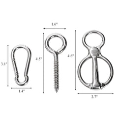 Cididu tie ring in stall setup demonstrates easy attachment.