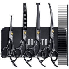 CIICII dog grooming scissors kit main set for precise at home grooming