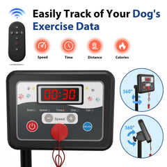 CIIHI C dog treadmill side panels prevent escapes during workouts