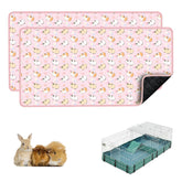 Cimiycob two-pack guinea pig cage liner 24x49 keeps the cage clean and dry