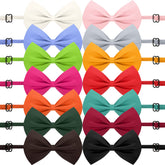 Cindeer dog bow ties 120-piece set in assorted colors for daily styling.