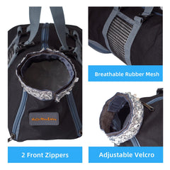Cinf ventilated mesh design provides airflow during grooming