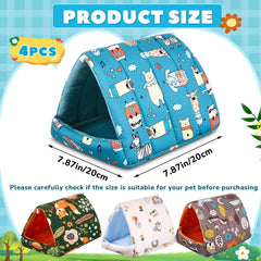 Cinnvoice guinea pig bed tunnel forest-02 provides durable, washable shelter for play and rest.