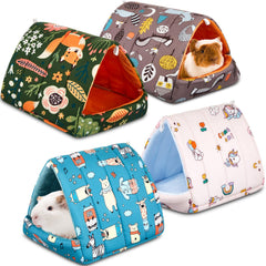 Cinnvoice guinea pig hideout forest 7.9 inches offers cozy security for small pets.