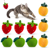 Cipsken 9-pack silvervine catnip balls deliver engaging scent for indoor play.