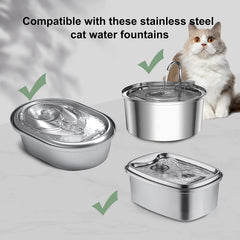 Cirfifth three-layer filtration system improves water clarity by removing particles.