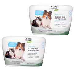 Citrus Magic Pet Odor Absorbing Solid Air Freshener in Pure Linen for long-lasting scent