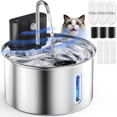 Cityflee wireless cat water fountain design for safe, flexible placement.