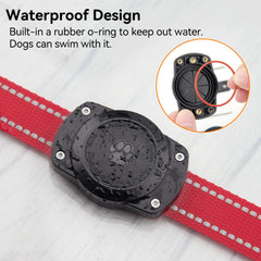 CITYWAY AirTag holder with a replaceable metal back plate enhances durability.