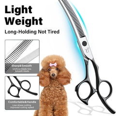 CityWish chunkers shears for even fur shaping.