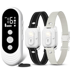 CIUZL dog shock collar with remote for dual-dog training sessions.