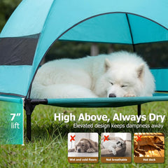 CJYMMFAN chew-proof breathable mesh bed mat keeps paws cool and clean