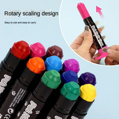 CKANDCK washable temporary dye formula shown for safe, rinsable color on fur