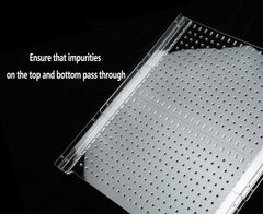 Adjustable width CLarellara divider fits 75 and 125 gallon aquariums precisely