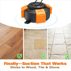 ClariVora floor-mounted tug anchors play on tile or hardwood surfaces.