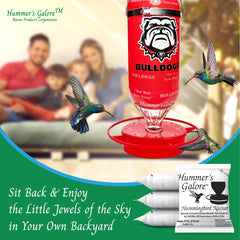 Clear nectar packaging highlights freshness for reliable outdoor feeding.