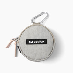 Cleverpup Snackpack carabiner attachment for secure leash or belt setup.