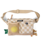 Cleverpup Walk & Train main compartment keeps treats and essentials within easy reach.
