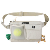 Cleverpup Walk & Train Sling Bag side view for hands-free dog walking.
