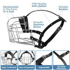 CleverTail basket design emphasizes breathable, comfortable use for dog moderation.