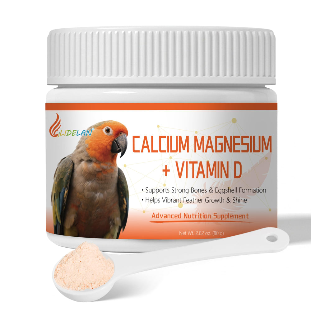 Clidelan bird calcium dissolves in water for easy feeding and steady intake