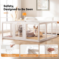ClimbHope modular expansion highlights configurations for single or multiple pets