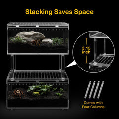 Clioran explosion-proof PC tank shows 360° visibility and durable construction.