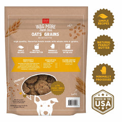 Cloud Star Wag More Bark Less whole-grain ingredients support wholesome snacking.