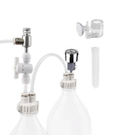Clscea DIY CO2 kit diffuser with bubble counter for precise delivery in aquariums