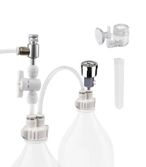 Clscea DIY CO2 kit diffuser with bubble counter for precise delivery in aquariums