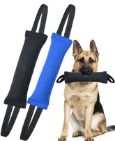 Clysoru dog tug toy double pack with tough jute for lasting play sessions.