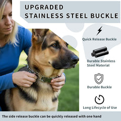 CMIYUYNG quick-release mechanism shown on a dog collar