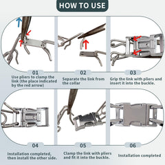 CMIYUYNG available in multiple sizes to fit various collars