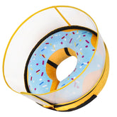 Cneo inflatable dog cone cover offers clear visibility and comfort during recovery